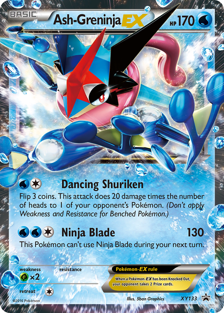Ash-Greninja EX (XY133) [XY: Black Star Promos] | Good Games Cannington