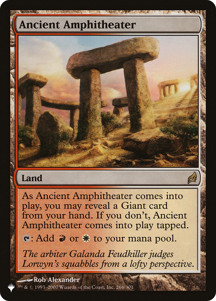Ancient Amphitheater (LRW) [The List] | Good Games Cannington