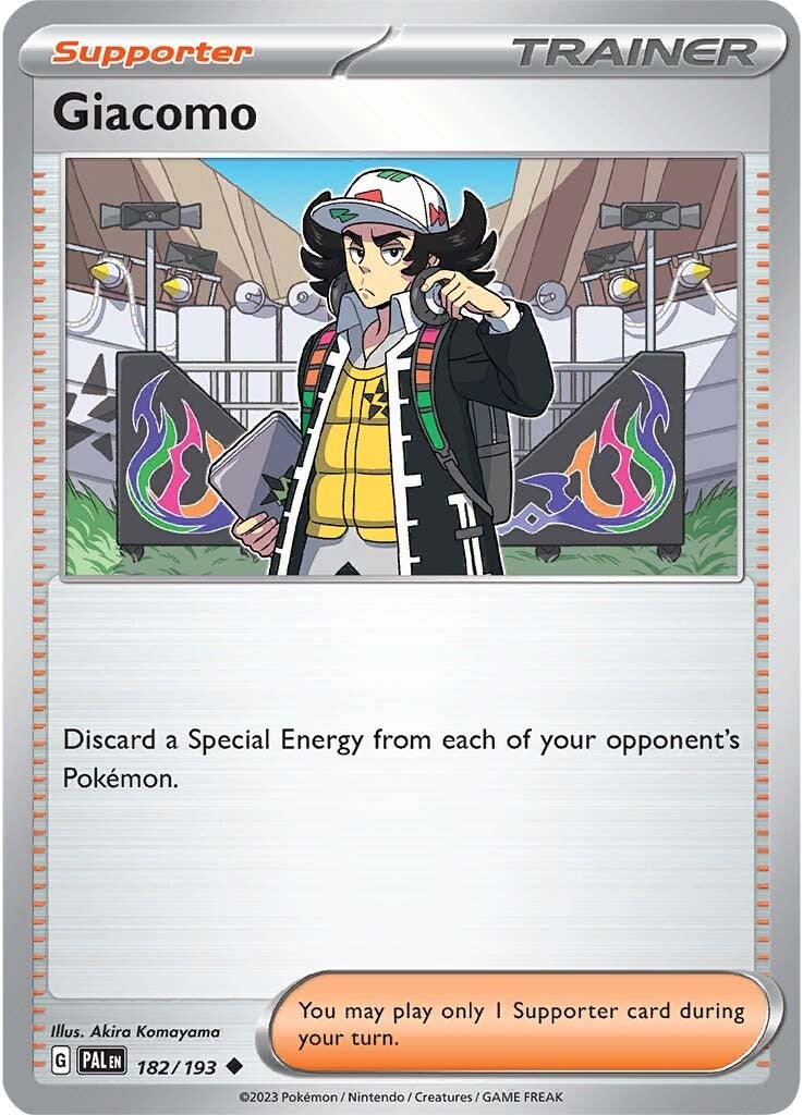 Giacomo (182/193) [Scarlet & Violet: Paldea Evolved] | Good Games Cannington