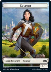 Soldier // Squirrel Double-Sided Token [Double Masters Tokens] | Good Games Cannington