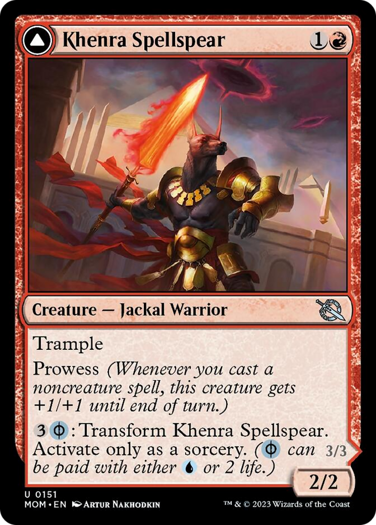 Khenra Spellspear // Gitaxian Spellstalker [March of the Machine] | Good Games Cannington