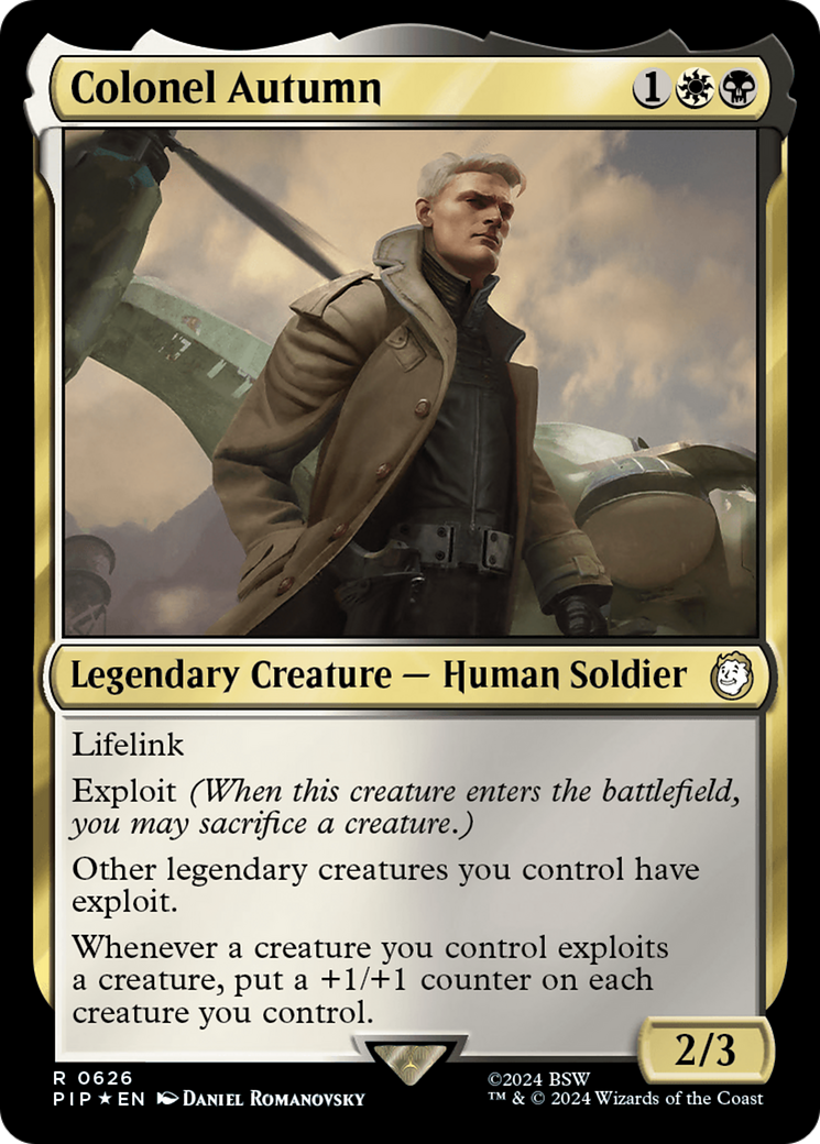 Colonel Autumn (Surge Foil) [Fallout] | Good Games Cannington