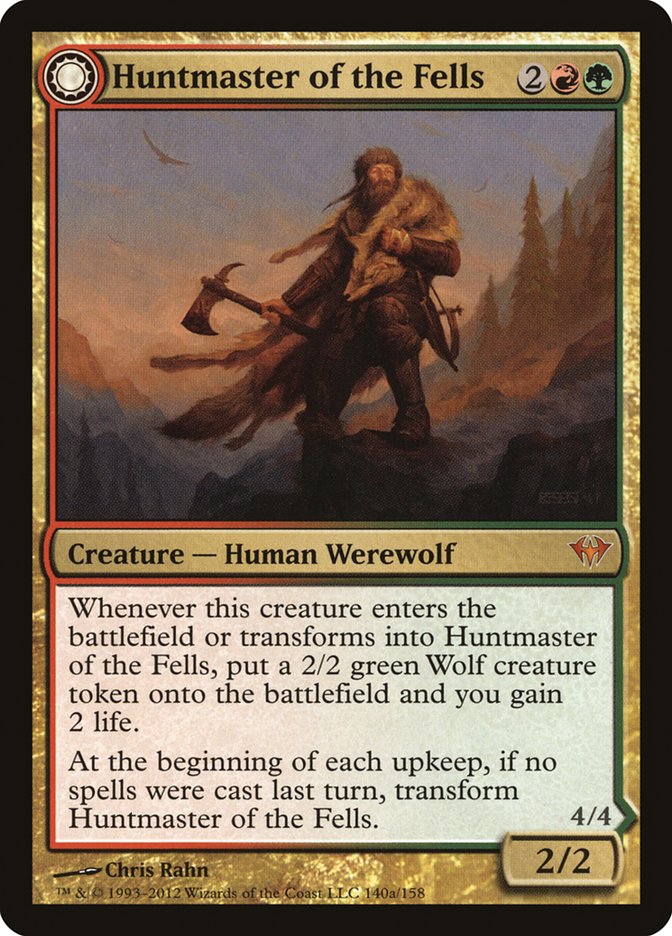 Huntmaster of the Fells // Ravager of the Fells [Dark Ascension] | Good Games Cannington