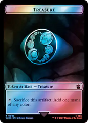 Human Noble // Treasure (0063) Double-Sided Token (Surge Foil) [Doctor Who Tokens] | Good Games Cannington