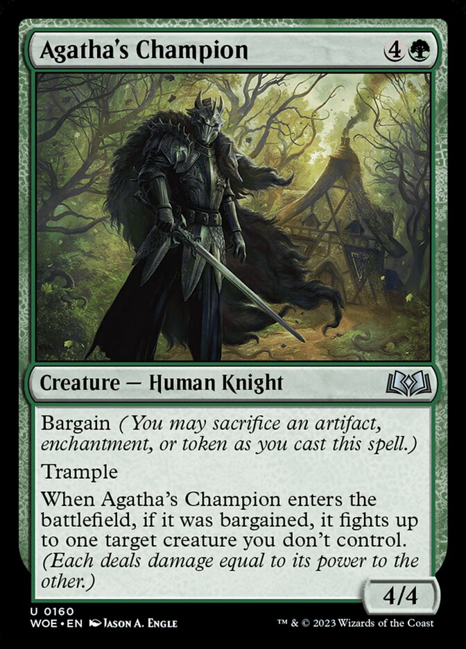 Agatha's Champion 160 (Wilds of Eldraine)  - Foil | Good Games Cannington