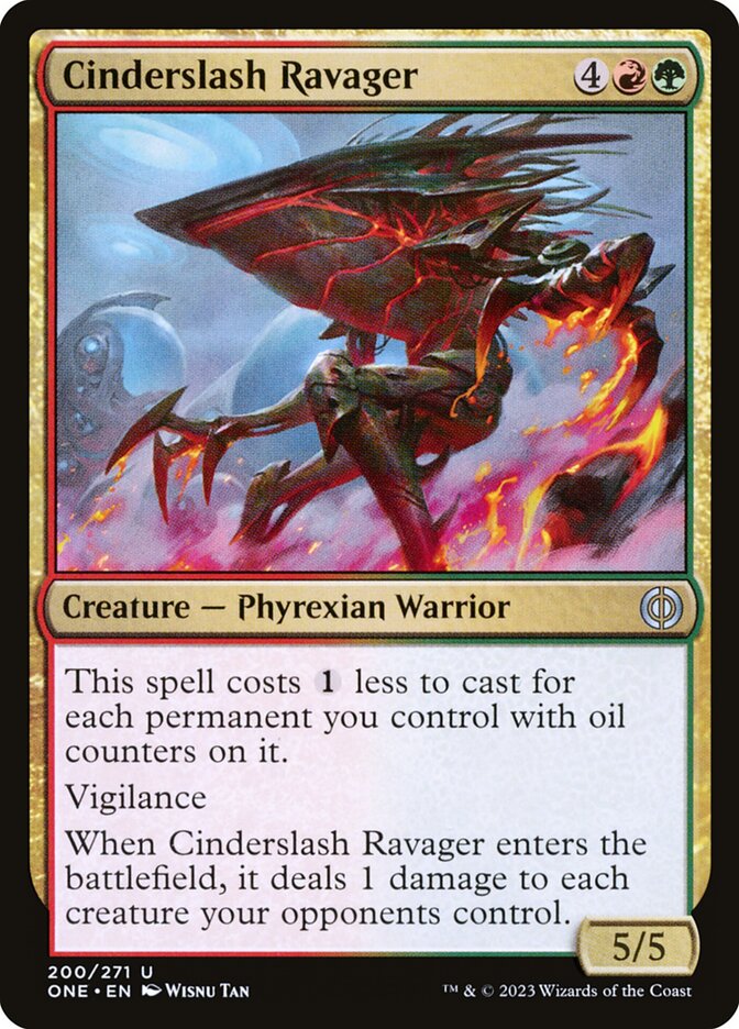 Cinderslash Ravager 200/271 (Phyrexia: All Will Be One)  | Good Games Cannington