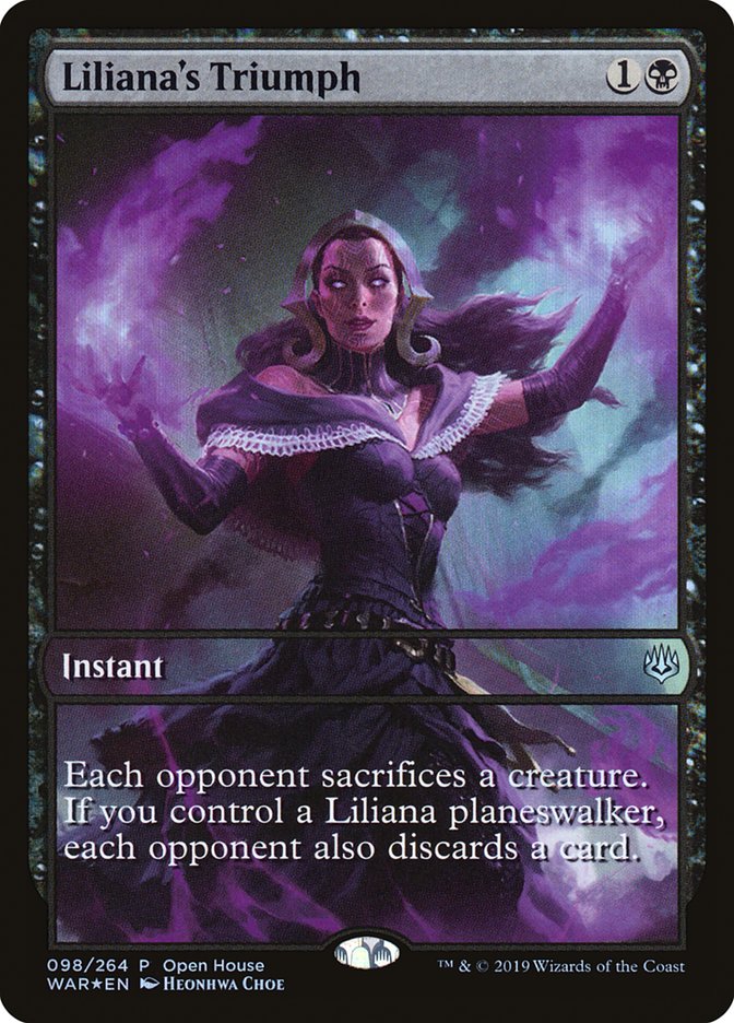 Liliana's Triumph (Open House) [War of the Spark Promos] | Good Games Cannington