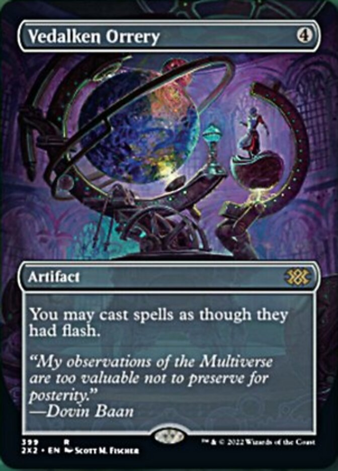 Vedalken Orrery (Borderless Alternate Art) [Double Masters 2022] | Good Games Cannington