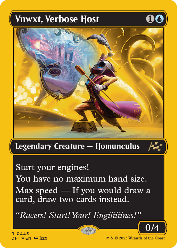 Vnwxt, Verbose Host (First-Place Foil) [Aetherdrift] | Good Games Cannington