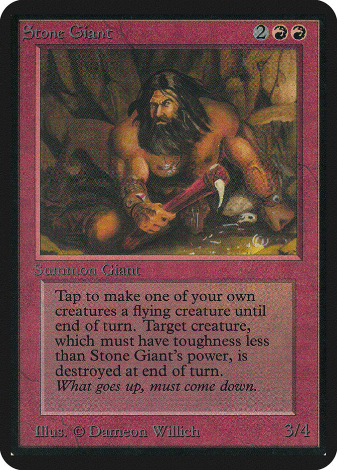 Stone Giant [Alpha Edition] | Good Games Cannington