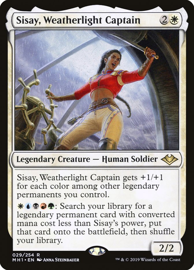 Sisay, Weatherlight Captain [Modern Horizons] | Good Games Cannington
