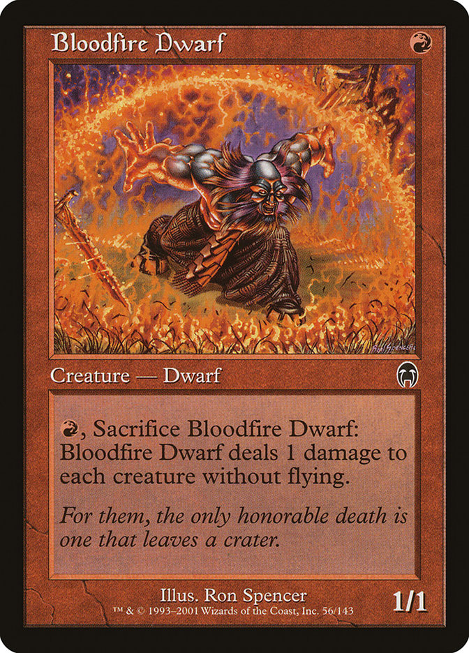 Bloodfire Dwarf 56/143 (Apocalypse)  - Foil | Good Games Cannington