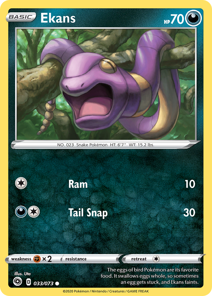 Ekans (033/073) [Sword & Shield: Champion's Path] | Good Games Cannington