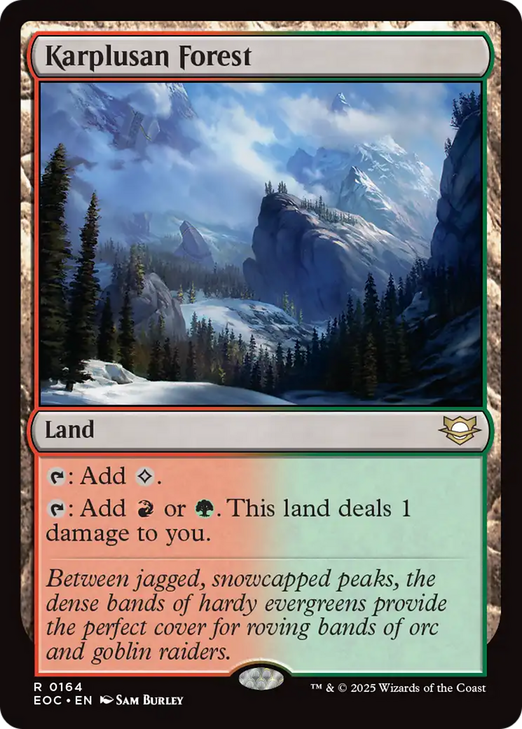 Karplusan Forest [Edge of Eternities Commander] | Good Games Cannington