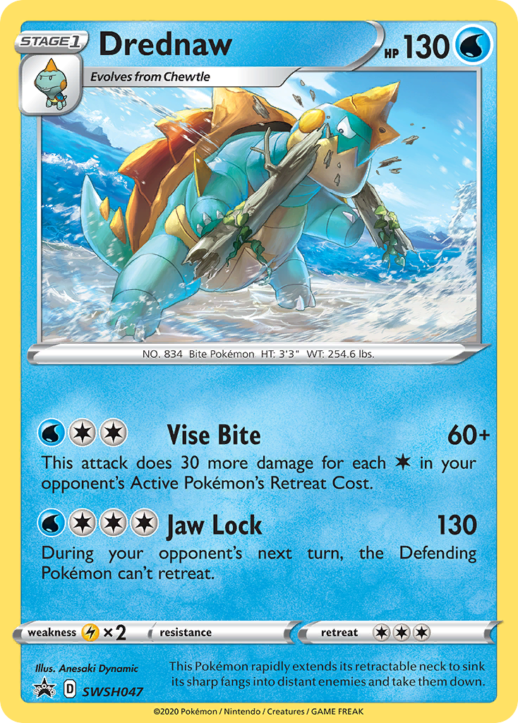 Drednaw (SWSH047) [Sword & Shield: Black Star Promos] | Good Games Cannington