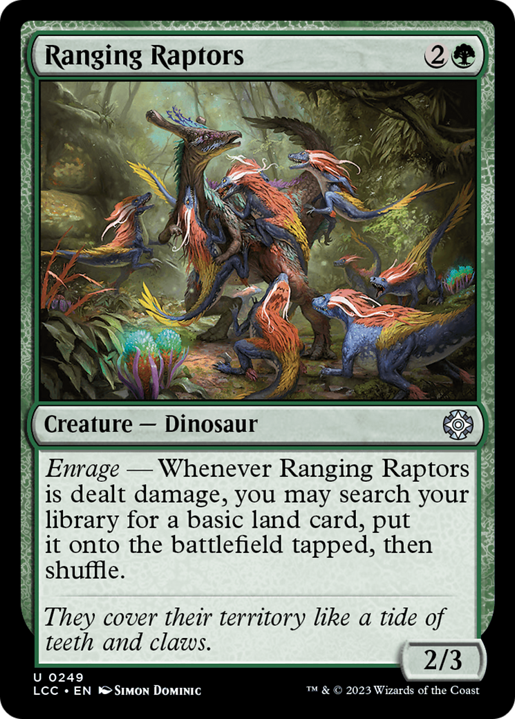 Ranging Raptors [The Lost Caverns of Ixalan Commander] | Good Games Cannington