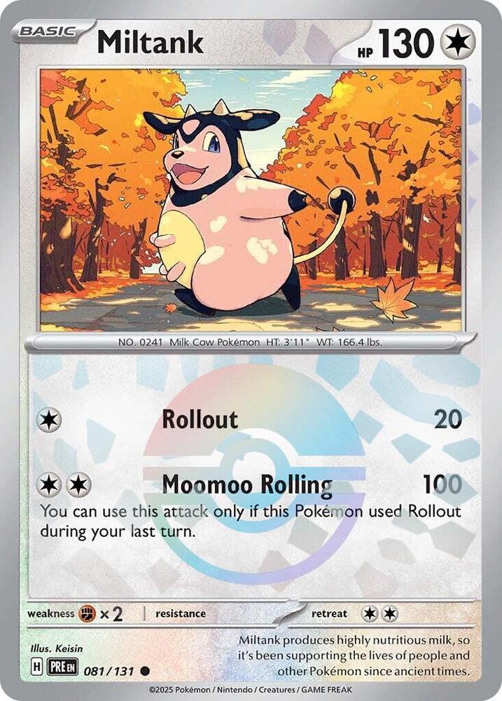 Miltank 081/131 (SV: Prismatic Evolutions)  - Poke Ball Holofoil | Good Games Cannington