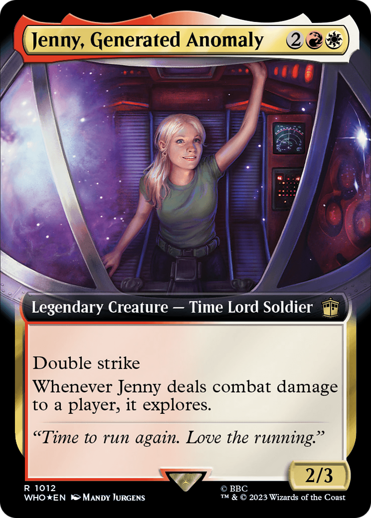 Jenny, Generated Anomaly (Extended Art) (Surge Foil) [Doctor Who] | Good Games Cannington