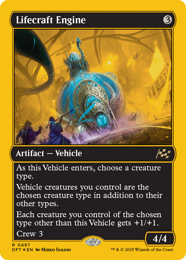 Lifecraft Engine (First-Place Foil) [Aetherdrift] | Good Games Cannington