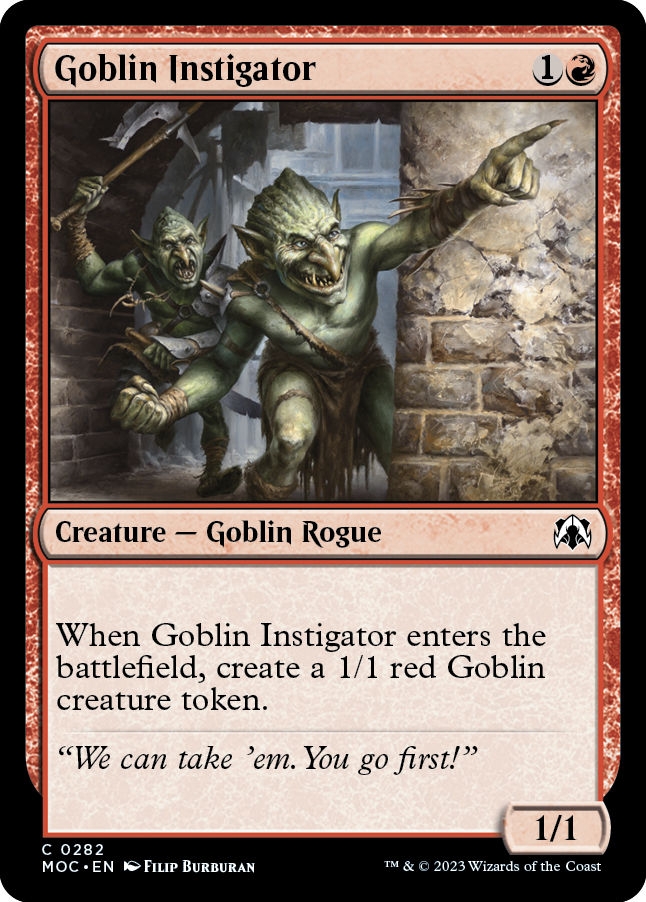 Goblin Instigator [March of the Machine Commander] | Good Games Cannington