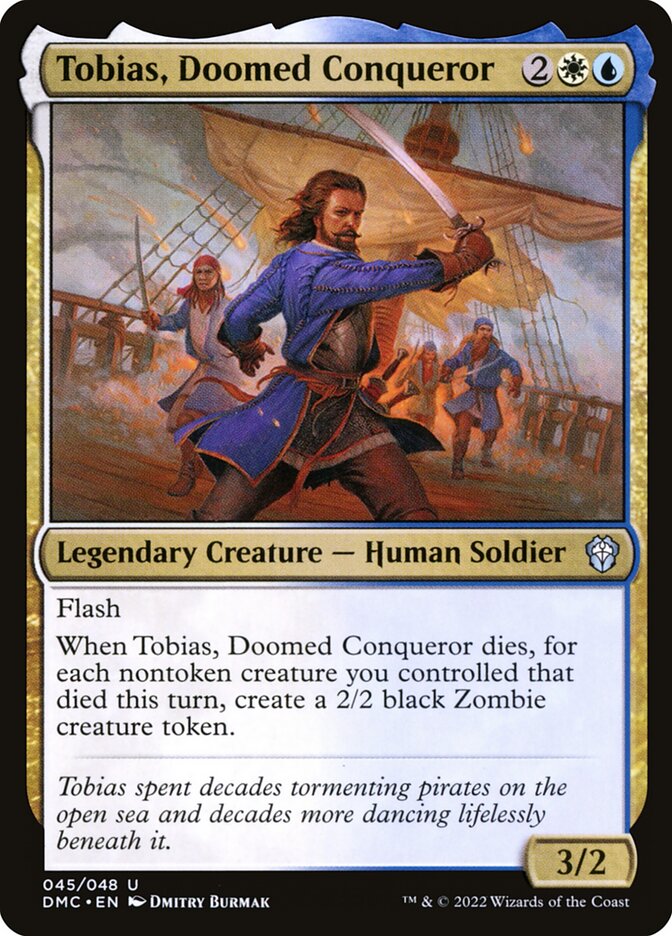 Tobias, Doomed Conqueror 45/50 (Commander: Dominaria United)  | Good Games Cannington
