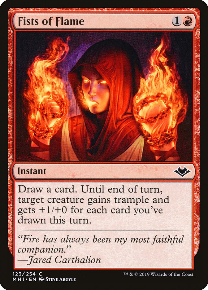 Fists of Flame [Modern Horizons] | Good Games Cannington