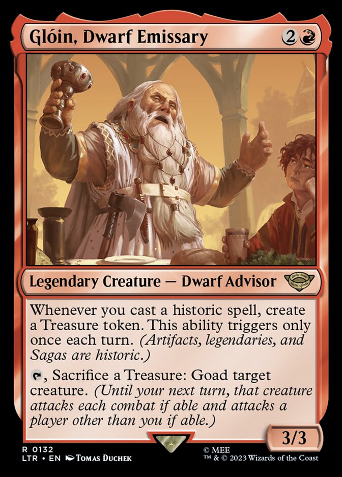 Glóin, Dwarf Emissary 132 (Universes Beyond: The Lord of the Rings: Tales of Middle-earth)  | Good Games Cannington