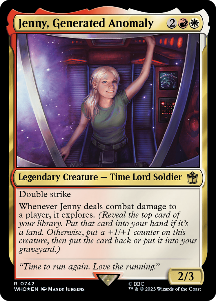Jenny, Generated Anomaly (Surge Foil) [Doctor Who] | Good Games Cannington