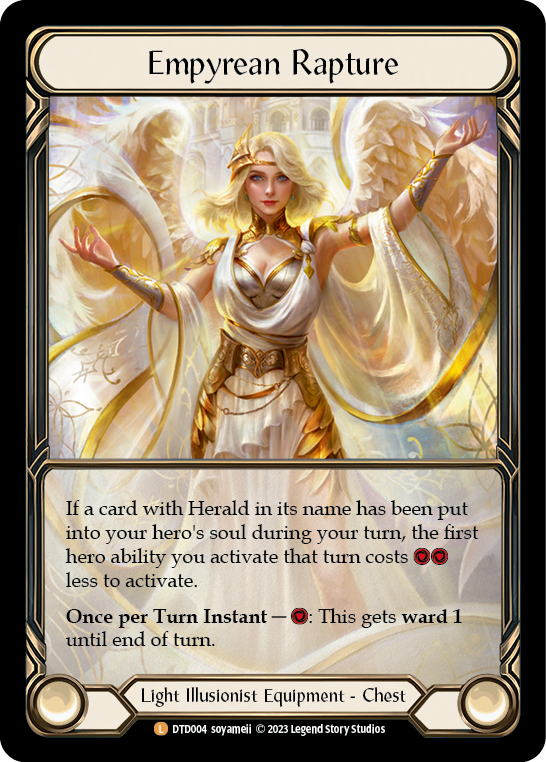 Empyrean Rapture (Extended Art) [DTD004] (Dusk Till Dawn)  Cold Foil | Good Games Cannington