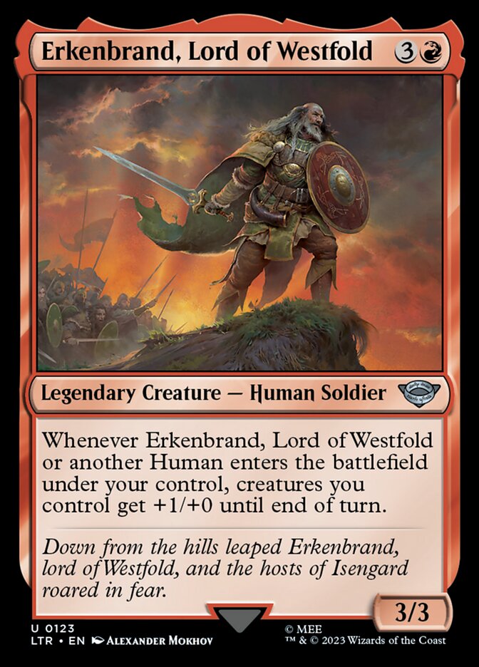 Erkenbrand, Lord of Westfold 123 (Universes Beyond: The Lord of the Rings: Tales of Middle-earth)  | Good Games Cannington