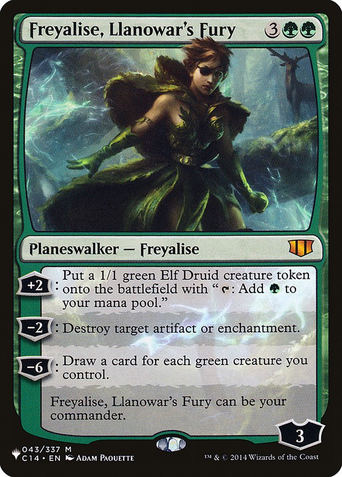 Freyalise, Llanowar's Fury [The List] | Good Games Cannington