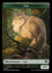 Eldrazi // Cat (0030) Double-Sided Token [Commander Masters Tokens] | Good Games Cannington