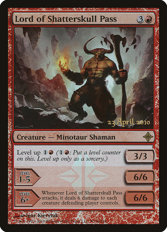 Lord of Shatterskull Pass [Rise of the Eldrazi Prerelease Promos] | Good Games Cannington