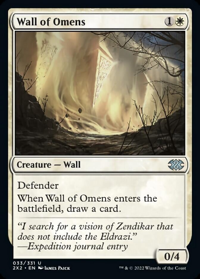 Wall of Omens [Double Masters 2022] | Good Games Cannington