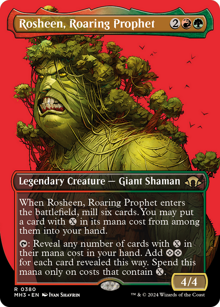 Rosheen, Roaring Prophet (Borderless) [Modern Horizons 3] | Good Games Cannington