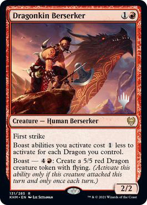 Dragonkin Berserker (Promo Pack) [Kaldheim Promos] | Good Games Cannington
