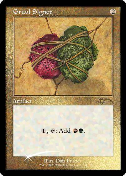 Gruul Signet (Retro) (Foil Etched) [Secret Lair Drop Series] | Good Games Cannington