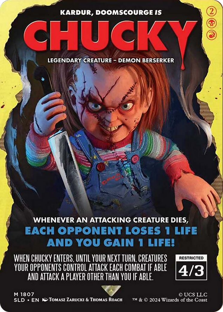 Chucky - Kardur, Doomscourge [Secret Lair Drop Series] | Good Games Cannington