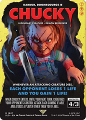 Chucky - Kardur, Doomscourge [Secret Lair Drop Series] | Good Games Cannington