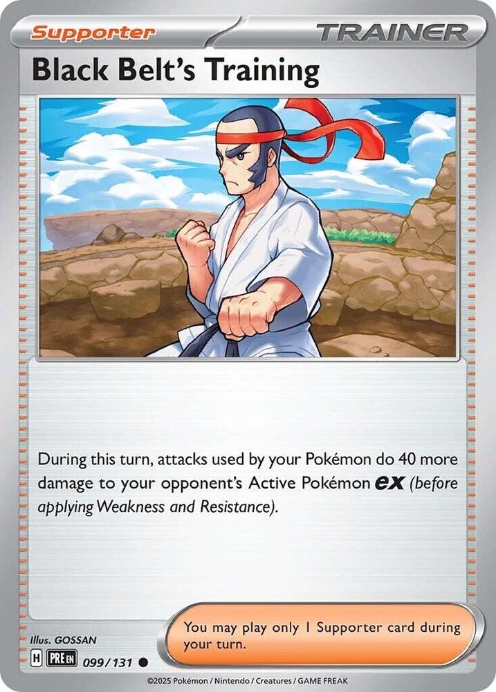 Black Belt's Training (099/131) [Scarlet & Violet: Prismatic Evolutions] | Good Games Cannington