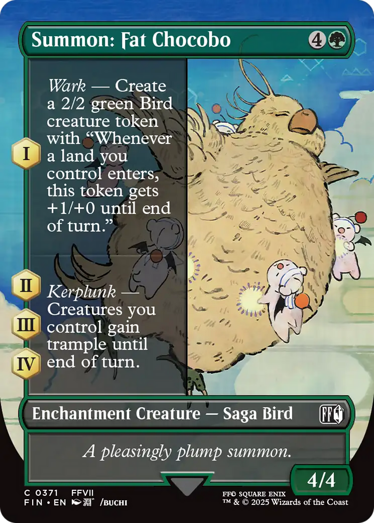 Summon: Fat Chocobo (Borderless) [FINAL FANTASY] | Good Games Cannington