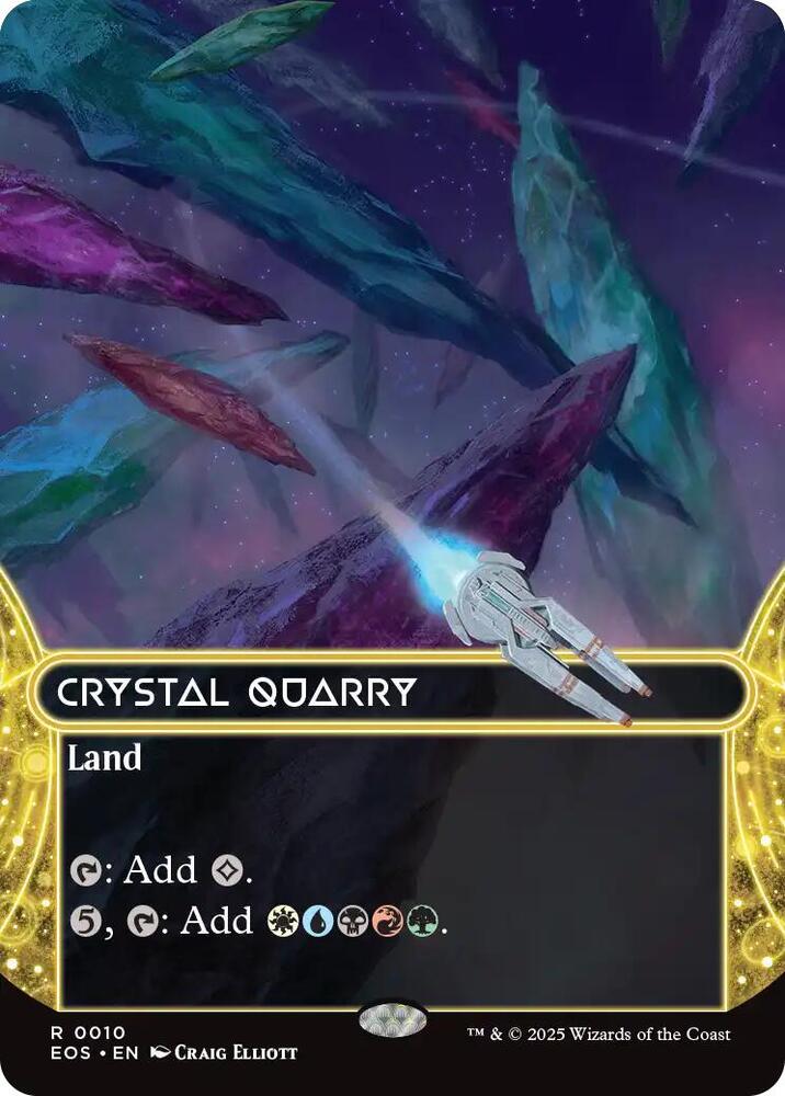 Crystal Quarry 0010 Borderless 10 (Edge of Eternities: Stellar Sights)  | Good Games Cannington