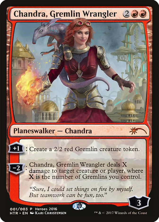 Chandra, Gremlin Wrangler [Heroes of the Realm] | Good Games Cannington