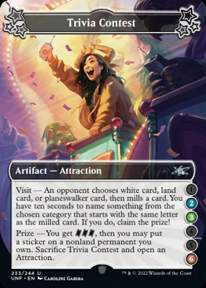 Trivia Contest (2-3-6) [Unfinity] | Good Games Cannington