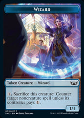 Devil // Wizard Double-Sided Token [Streets of New Capenna Tokens] | Good Games Cannington
