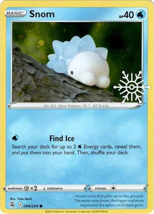 Snom (084/264) (Holiday Calendar) [Sword & Shield: Fusion Strike] | Good Games Cannington