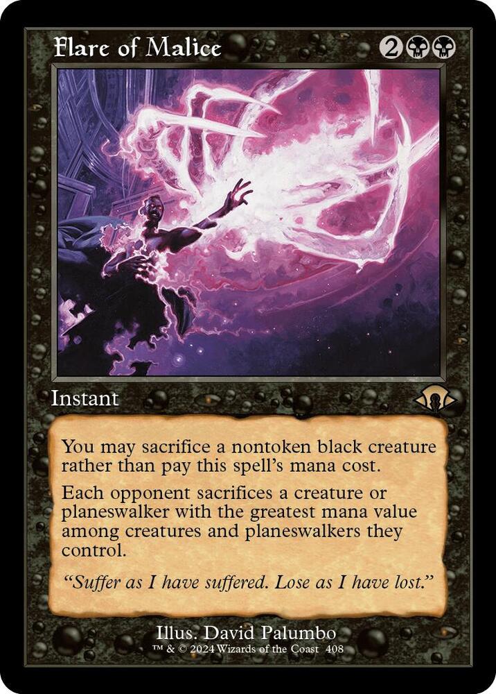 Flare of Malice 408 (Modern Horizons 3)  - Retro | Good Games Cannington