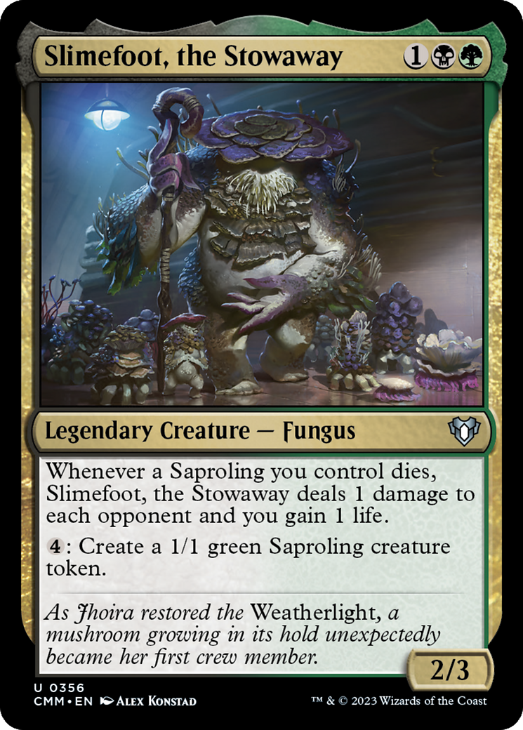 Slimefoot, the Stowaway [Commander Masters] | Good Games Cannington