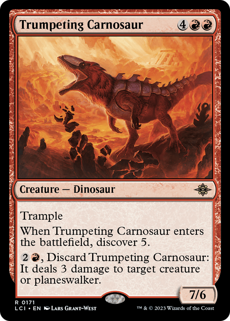 Trumpeting Carnosaur [The Lost Caverns of Ixalan] | Good Games Cannington