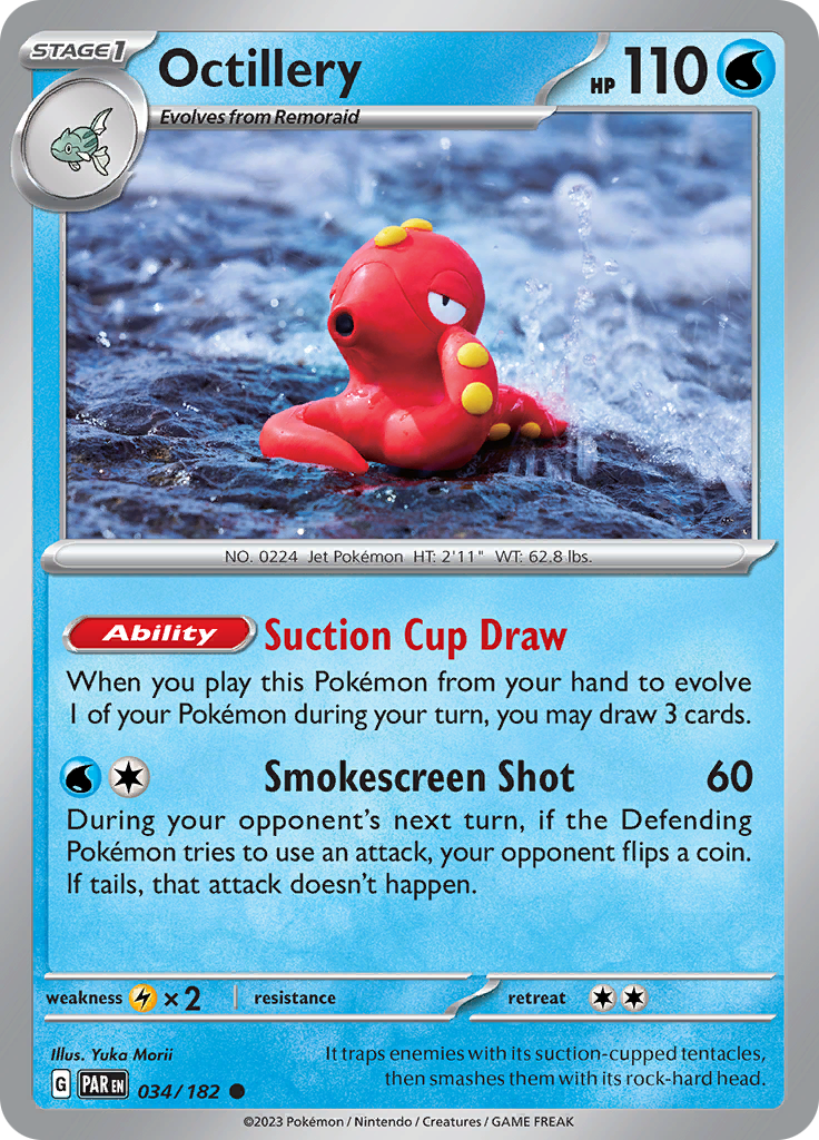 Octillery (034/182) [Scarlet & Violet: Paradox Rift] | Good Games Cannington